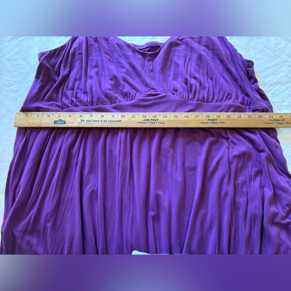 Torrid Purple Maxi Dress Size 6 Plus Size Pockets - Picture 5 of 13